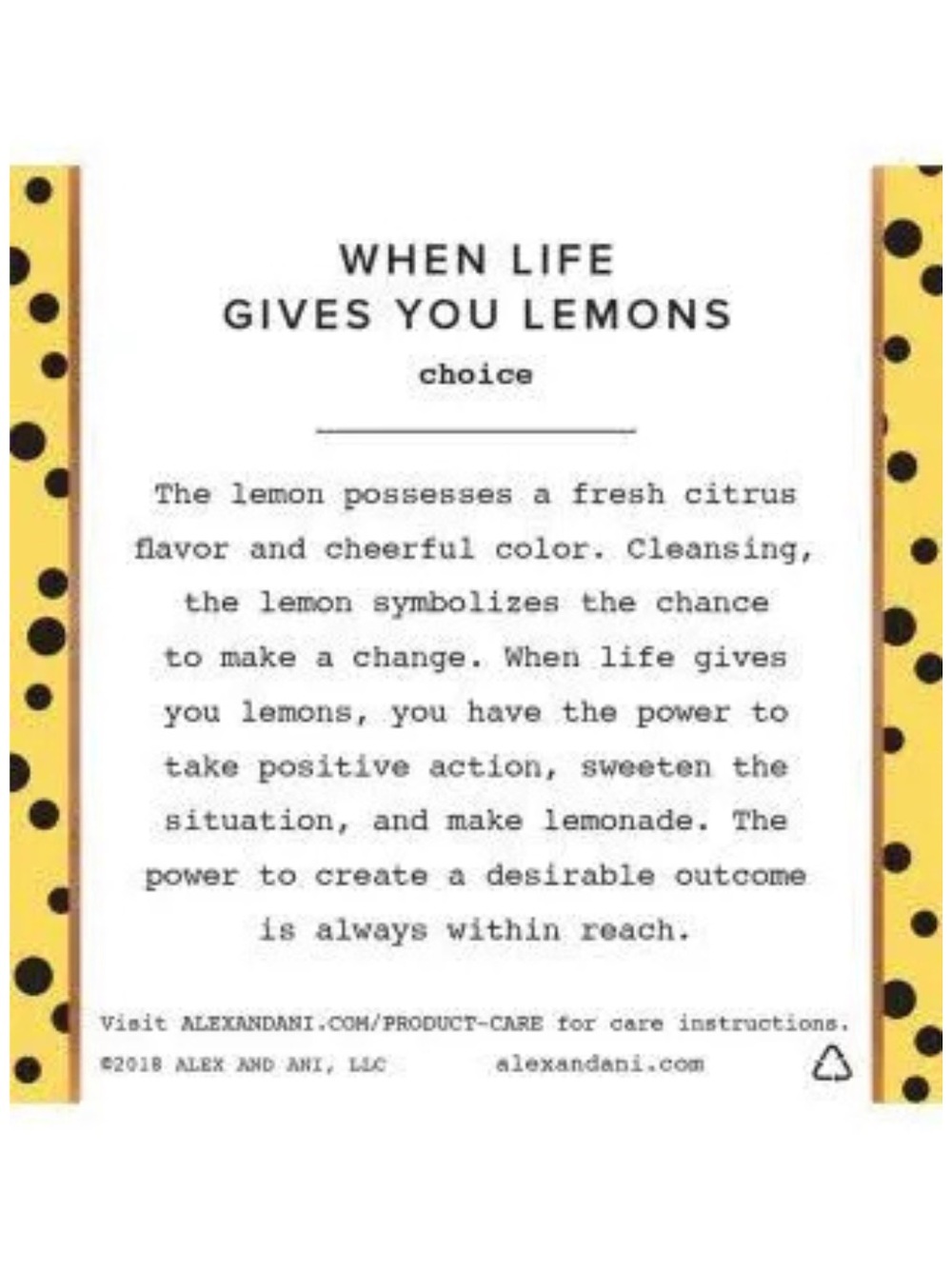 Alex and Ani 'When Life Gives You Lemons' Yellow Lemon Charm Bracelet - Silver - Picture 8 of 8